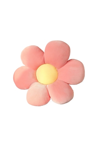 50cm Dolgulu Altı Yapraklı Çiçek Yastığı Çiçek Yastığı-pembe 003