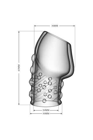 Hızlı Express Şeffaf İpeksi Yumuşaklıkta Ucu Açık Tırtıklı Güçlü Penis Kılıfı