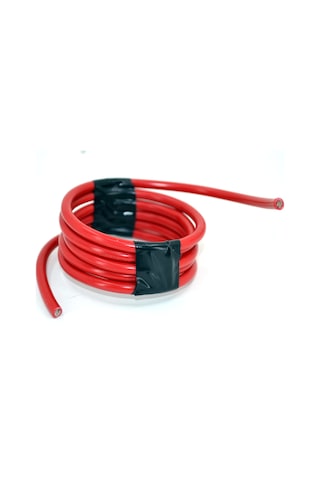 1 Metre 6Mm² Kırmızı Bakır Kablo Kalaylı Nyaf Marine Bakır - Kırmızı