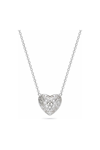 Servi 925 Ayar Gümüş Heart Fusion Kolye-9
