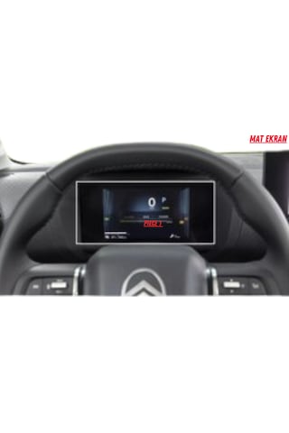 Citroen C4 X-c4 X Max 2025 Hayalet Gösterge Ve Multimedya Uyumlu Mat Ekran Koruyucu