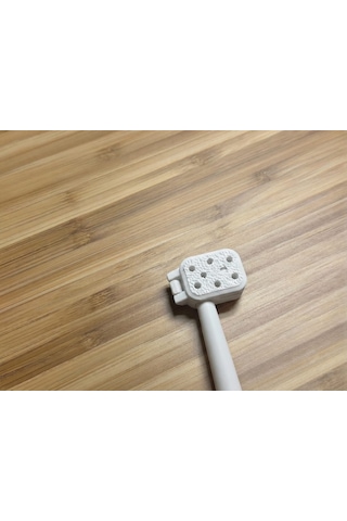 2 Adet Elektrikli Diş Fırçası Başlığı Koruma Kutusu Havalandırmalı Tasarım Beyaz