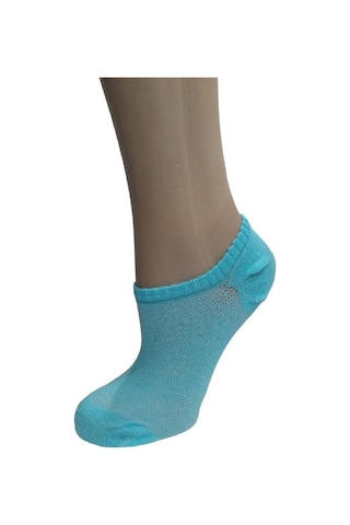 3'lü Pamuklu Kadın Patik Çorap - Çok Renkli