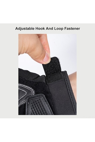 Novahub 4 Mevsim Motosiklet Eldiveni Aumotop Lh-03 - Dokunmatik Ekran, Güneş Koruma, Kaymaz Eldiven Siyah-gri M Boyut