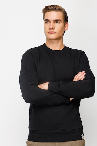 Igs İgs Erkek Siyah Standart Bisiklet Yaka Sweatshirt Siyah
