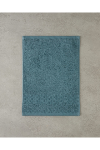 English Home Border Check Pamuk El Havlusu 30x40 Cm Petrol Petrol