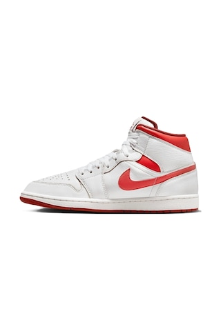 Nike Air Jordan Mid Se Leather Mens Sneaker Hakiki Deri Erkek Günlük Basketbol Spor Ayakkabı Beyaz