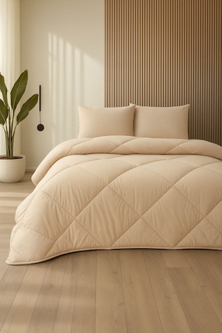 Formeya Bej Soft Slikon Yorgan Tek Kişilik 155 215