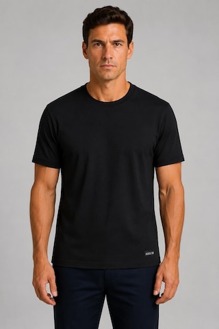Alexandergardi Yaka Detaylı T-shirt Siyah