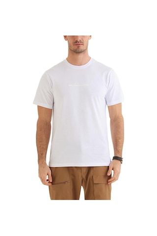 Columbia Csc Bar Split Graphic Kısa Kollu Erkek T-shirt Beyaz Cs0121-100 001