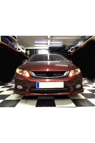 Honda Civic Fb7 Uyumlu Gündüz Farı Ampulü Turuncu Amber 1 Çift