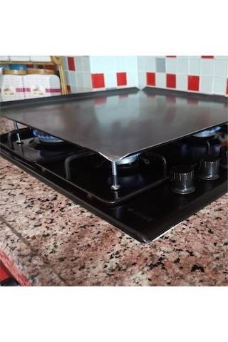 Kare Set Üstü Ocak Gözleme Yufka Ekmek Bazlama Sacı Mangal Köfte