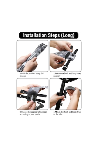 Katlanabilir Bisiklet Çamurluk Seti Dağ Bisikleti Ön Y28014-1 Siyah Siyah