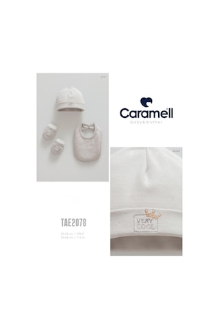 Caramell My Baby Kumsal 4lü Takım Aksesuar Eldiven Önlük Bere Çok Havalı Very Cool 2078 Gri Gri