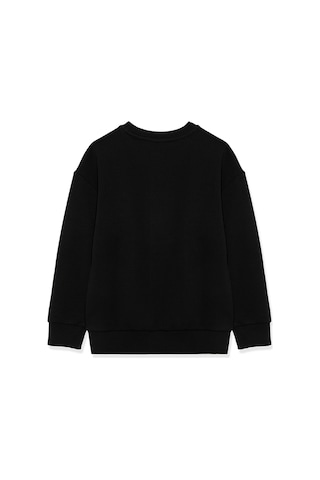 Mavi - Mavi Logo Baskılı Siyah Sweatshirt 6s10034-900