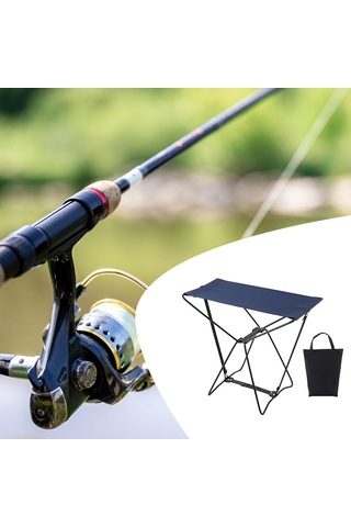 Homyl Katlanır Tabure Kamp Sandalyesi Taşınabilir Donanma Donanma