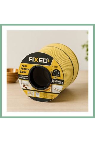 Bşkvirgo Kapı Pencere D-profil Fitil 9x6 Mm Kahverengi 100 M Bsk2026