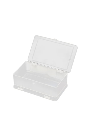 Reedark Pp Malzeme Nagel Çalışma Kutusu, İki Katlı Şeffaf Kapaklı, Tüm Nagel Aletlerini Ve Kozmetikleri Güvenli Saklama Kutusu