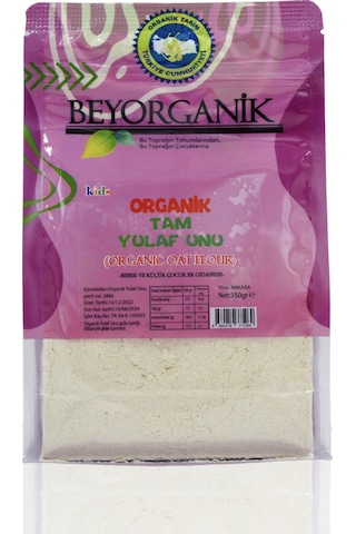 Organik Tam Yulaf Unu 350 G %100 Yerli Yulaf