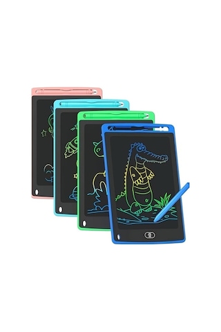 Trendooze Yeşil 8.5 İnç Sunshine022 Lcd Çocuk Yazı Tahtası Eğitici Doğum Hediyesi Yeşil