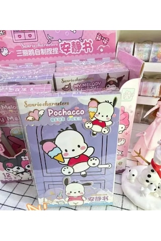 Sanrio Karakterleri Quiet Book Pochacco