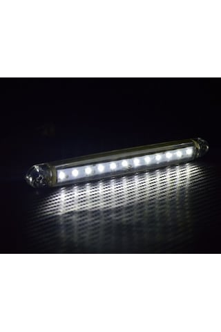 12 Ledli Dekoratif Led Lamba 12-24 Volt Su Geçirmez Beyaz