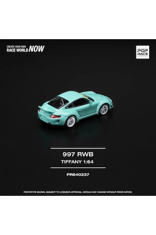 Pop Race 1/64 Rwb 997 Tiffany Blue