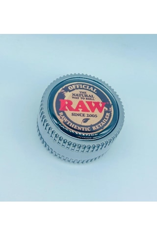 Raw Metal 2parça Tütünöğütücü Parçalayıcı Grinder//37mm