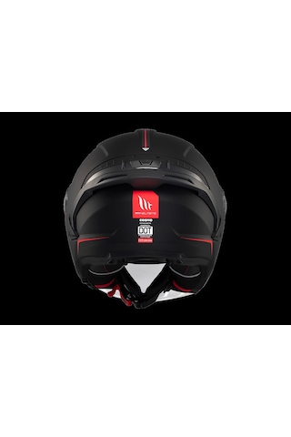 Kask Mt Cosmo Sv Çenesiz Gözlüklü Mat Siyah