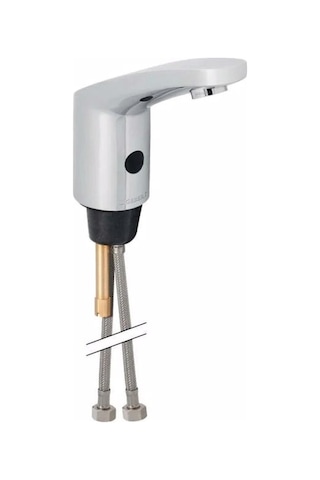Geberit Type 185 Fotoselli Lavabo Bataryası Çift Su Girişli Pilli 116.245.21.1 Krom