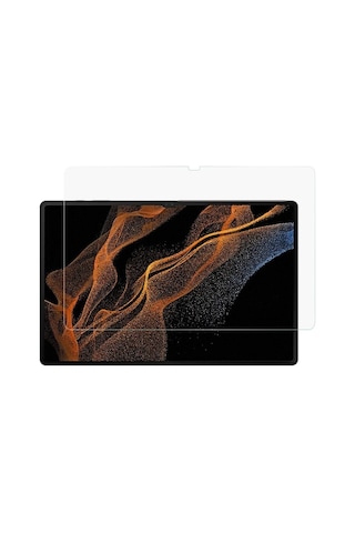 Samsung Uyumlu Galaxy Tab S8 Ultra (SM-X900) Nano Kırılmaz Cam Ekran Koruyucu