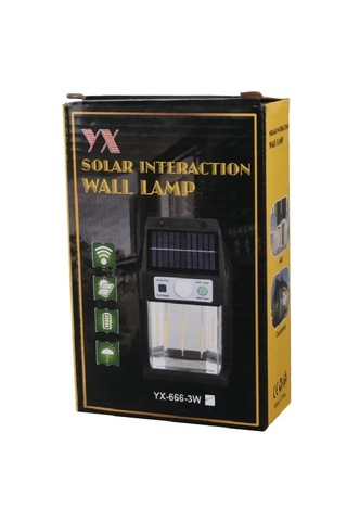 Güneş Enerjili Duvar Lambası Yx-666 3w 5332