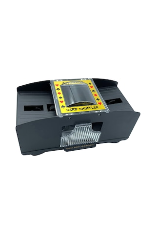 Lemestar Plastik Otomatik Kart Şartlayıcı - 1-6 Deste Destekli, Pil İle Çalışır 4 C Pil Gerekiyor , Hızlı Ve Pratik Oyun İçin