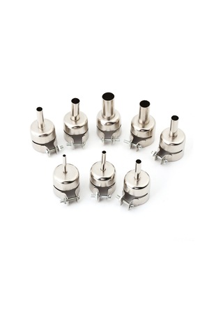 Konesam 8 Parça 850 Serisi Isı Makinesi Uçları 3-12mm - Paslanmaz Çelik, Sabit Kilitleme, Uzun Ömürlü Tamir Aksesuarı