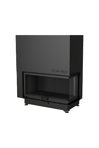 Echa Tech Asansörlü Çelik Köşe Şömine Haznesi Sağ Açık 110 D