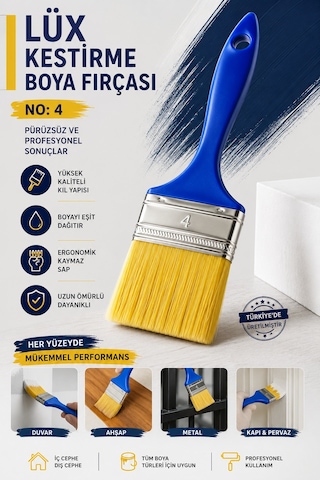 Plastik Kestirme Fırça - 4