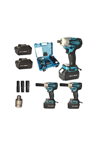 Prohummer Ph009 58v 5ah Kömürsüz Şarjlı Somun Sıkma - 200nm Torklu Profesyonel Set