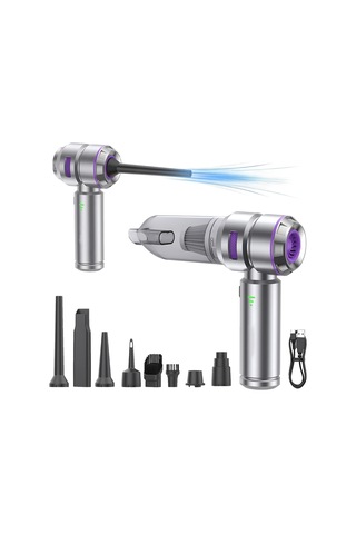 St-6659 Plus 16000 Bpa Çok Fonksiyonlu Kablosuz Yüksek Emiş Araç Ve Ev Temizlik El Süpürgesi