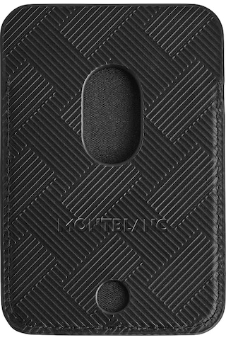 Mont Blanc Montblanc Sartorial Deri Magsafe Ve İphone Uyumlu 2li Kartlık 220 Siyah