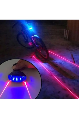 Çelik Kilit Bisiklet Motosiklet Kilidi + Lazer Led Işık li Scooter Ve Bebek Arabası İçin Uygun