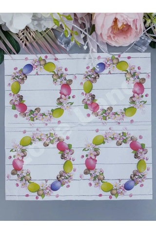 Love Land Paskalya Çelengi İçin 20 Adet Kağıt Mendil 33 33 Cm 152340606 Pembe