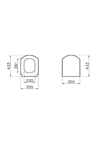 VitrA Valarte Klozet Kapağı 124-003-009 Duroplast - Üstten Sıkmalı - Yavaş Kapanır - Metal Menteşeli - Beyaz