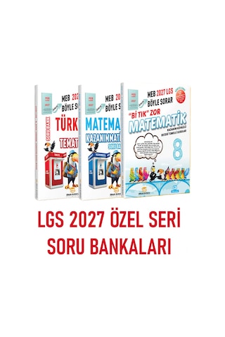 Sinan Kuzucu 2027 Lgs Özel Seri Soru Bankası Seti