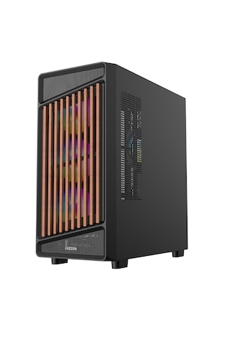 Fazeon F19 750w 80plus Bronze 4x120mm Argb Fanlı Atx Siyah Bilgisayar Kasası