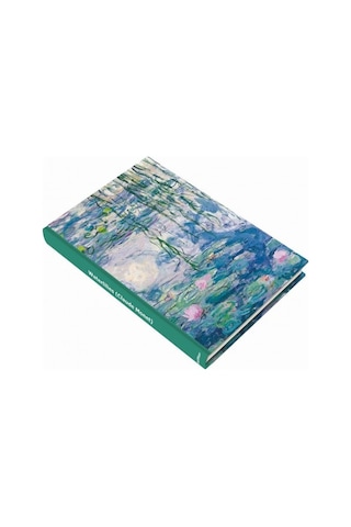 Deffter Art Of World Waterlilies Claude Monet 96 Yaprak Çizgili Sert Kapak Defter
