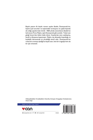Can Yayınları - Budala - 9789750740879