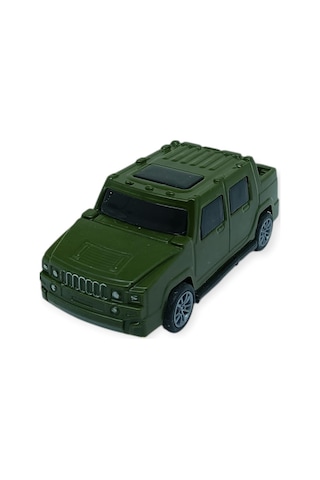 Çek Bırak Arabalar 10 Cm - Yeşil Çift Kabin Pick-up Yeşil
