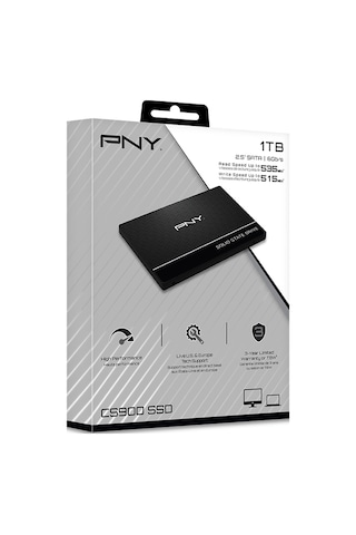 PNY CS900 SSD7CS900-1TB-RB 2.5" 1 TB 3D NAND SATA 3 SSD