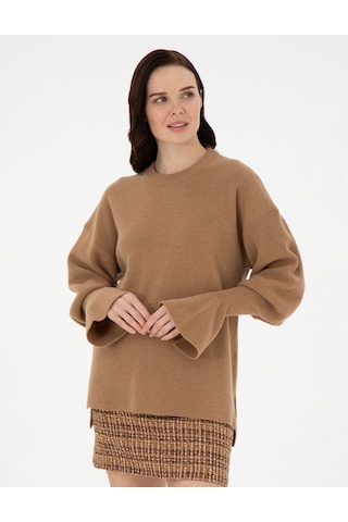 Pierre Cardin Kadın Camel Kazak /triko 50296484-vr015 CAMEL