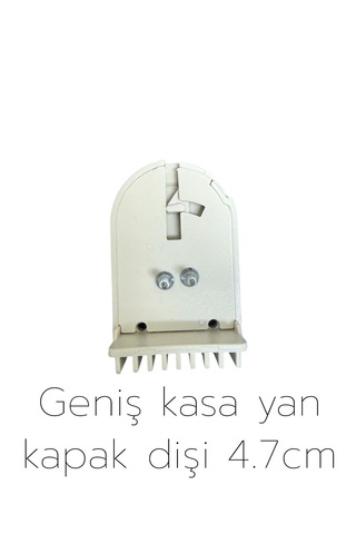 Zebra & Stor Perde Yan Kapak Dişi 4.7cm Geniş Krem